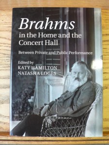 Picture of the front cover of "Brahms in the Home and the Concert Hall"