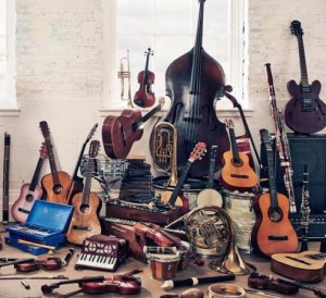 A heap of instruments