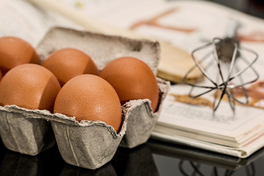 Recipe book and ingredients