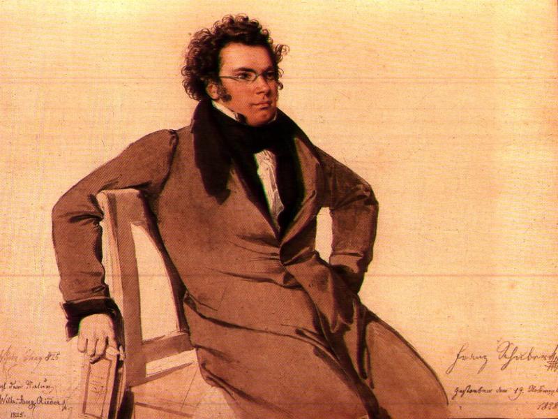 Riedel portrait of Schubert